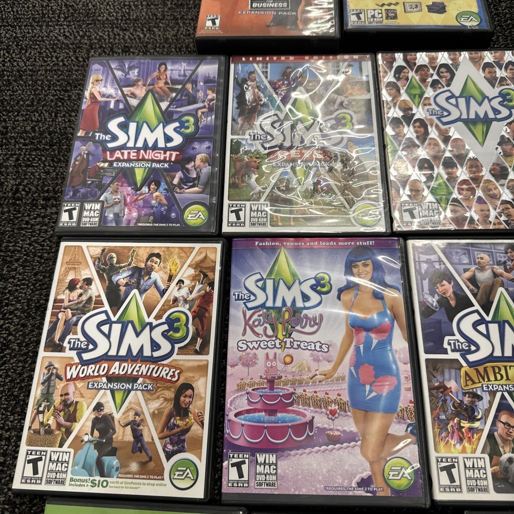 The Sims 2-3-4 PC Bundle Base 17 Pack Excellent Used Condition - Picture 6 of 9